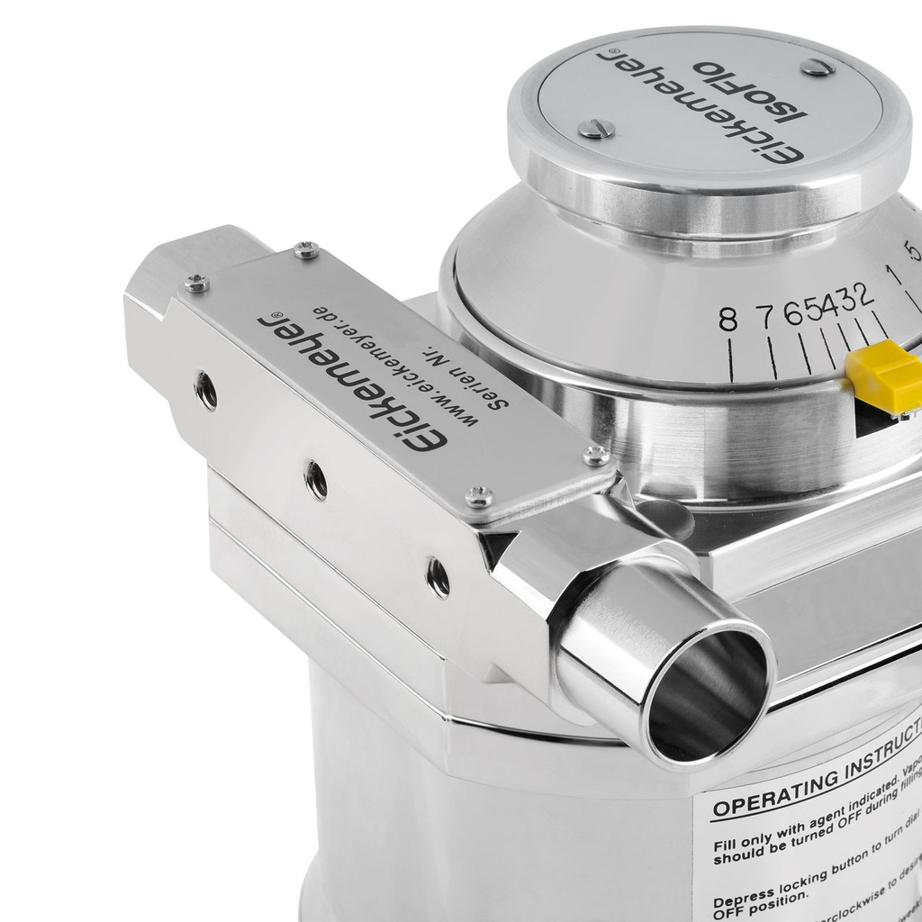 SEVOFLURAN TEC 3 fordamper med keyfilled påfyldning (uden nøgle). Cagemountmontering